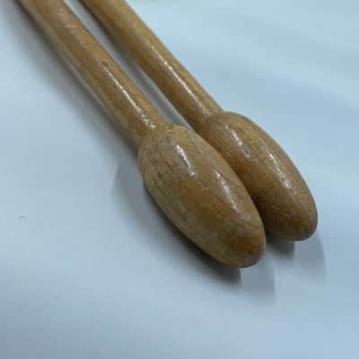 Vintage Ludwig 1960s No. 344 Double Sided Marching Bass Drum Mallets image 3