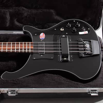 2026 Rickenbacker 4003 Noir 1 of 20 Satin Black Checkerboard Binding OHSC image 1