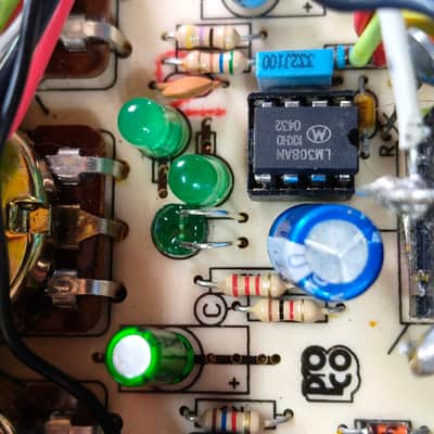 ProCo Turbo Rat USA Green Eyed Turbo Rat Mod 9-18v DC Motorola LM308 image 7