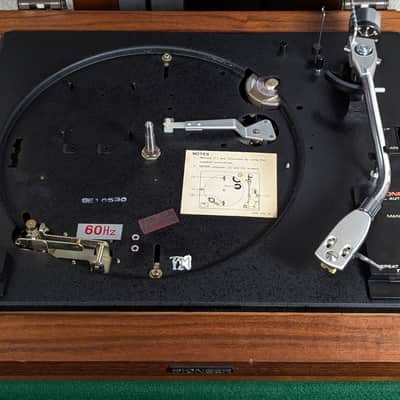 Pioneer Turntable PL-A35, Automatic, Serviced, Restored & Tested, with Shure R27E Cartridge, New Belt, Demo Video image 13
