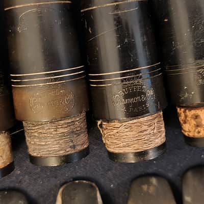 39 Clarinet Mouthpieces Buffet Crampon Low Logo (Chedeville) Rare Good State image 6
