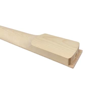 25.5" Electric Guitar Neck Maple Maple Fretboard 22 Frets Dot Inlay Unfinished Bolt-On image 7