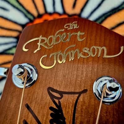 Robert Johnson Tribute Guitar - Delta Blues Parlor Guitar Autographed by BB King, Robert Cray, Buddy Guy, Jeff Healey image 7