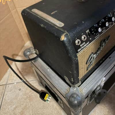 1964 Fender Bassman 2-Channel 50wGuitar Amp 1964 - 1966 - Black Panel image 5