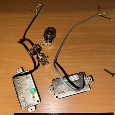 G&B Pickup Co. SP-8515-TNU & SP-8515-BNU Set w/ pots and push-pull tone pot. image 2