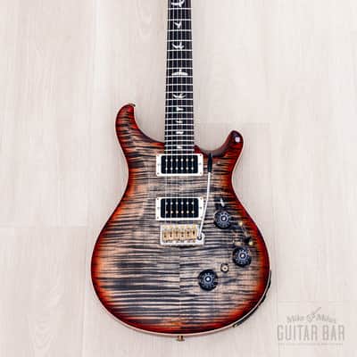 2023 Paul Reed Smith Core Custom 24 Piezo 10 Top Charcoal Cherry Burst w/ Case, Tags image 2