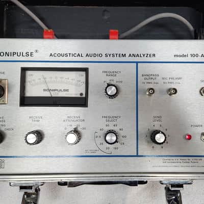 UREI Vintage (1975) Sonipulse 100-A with AKG C451E, with trunk and all manuals image 2