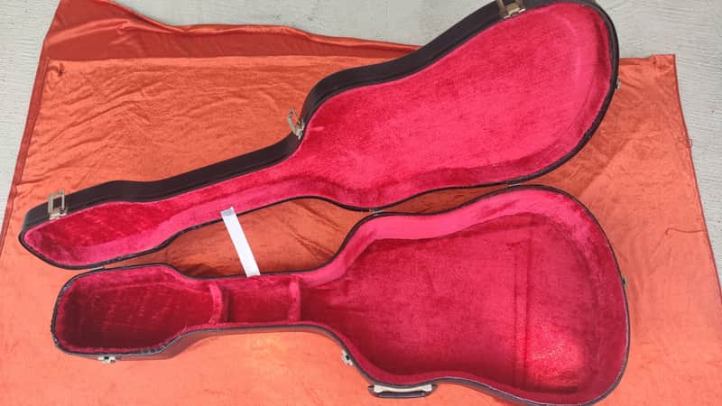 EKO real Vintage Acoustic Guitar Hard Case made in Italy ca. 1969 * this old case is super cool! * perfect for old Dreadnought and OM Guitars * good strong condition! all latches/hinges/handle okay! * very rare collectible * image 1