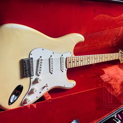 1975 Fender Stratocaster Hardtail Custom Colour Olympic White RARE WOODSTOCK HENDRIX image 1
