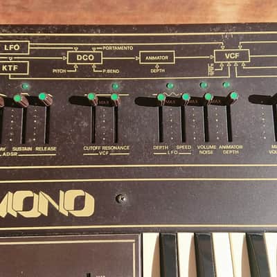 Siel Mono 1978 - Brown Super RARE monophonic synth image 4