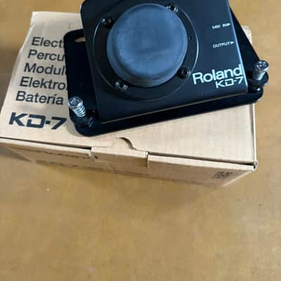 Roland KD-7 V-Drums Kick Trigger Unit – Electronic Bass Drum Pad – Original Box image 1