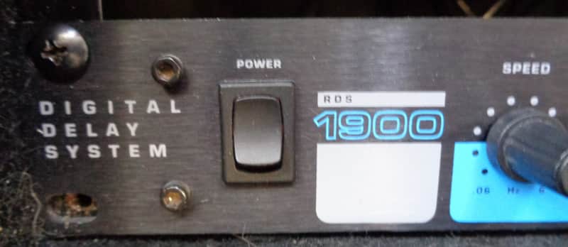 DigiTech RDS 1900 Digital Delay Rack Module w/ footswich,manual & padded rack case image 1