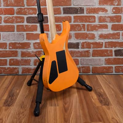 Jackson USA Custom Shop SL Soloist 3S-V Capri Orange Nitro Relic 2020 w/OHSC image 6