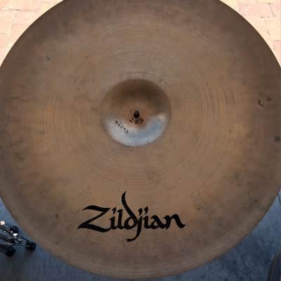 Zildjian 24" A. Medium Ride 4454g. CO Stamps 1981-1994 Stamp Ride Cymbal 1970s - Traditional image 5