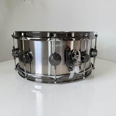 Rare DW Collector's Series 6.5x14” Black Ti Titanium Metal Snare Drum image 7