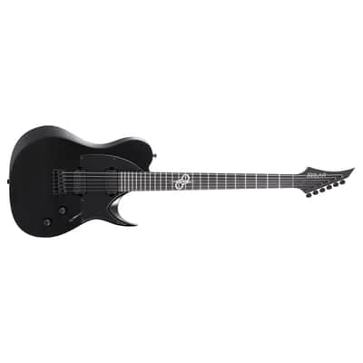 Solar T2.6C Carbon Black Matte Electric Guitar image 1