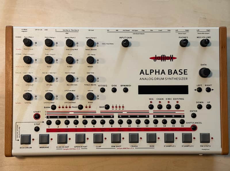 JoMox Alpha Base Analog Drum Synthesizer image 1