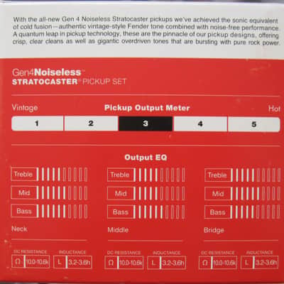 Fender Gen 4 Noiseless Stratocaster Pickups Set 0992260000 image 2
