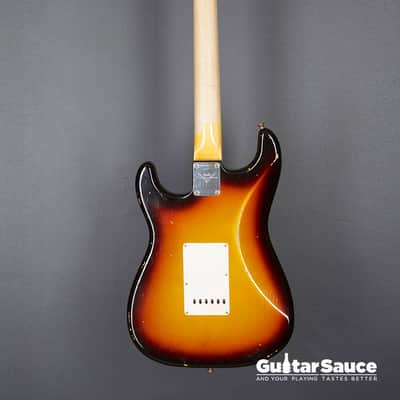 Fender Custom Shop 1967 Stratocaster Relic Faded 3 Tone Sunburst 2019 Used (Cod.1521UG) image 12