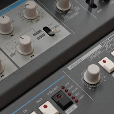 UDO Audio Super 6 12-Voice Polyphonic Binaural Analog-Hybrid Synthesizer 2020 - Present - Black image 6