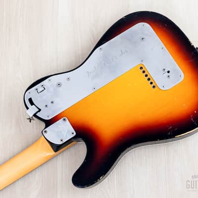 2011 Fender Custom Shop Masterbuilt Yuriy Shishkov 1963 Telecaster Thinline B-Bender Sunburst w/ Case, COA, Tags image 15