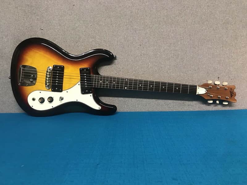 Vintage 70's Aria Diamond 1702 Mosrite Hi Flyer Model - Japan