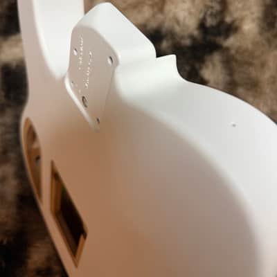 2025 Fender Finneas Artist Series Limited Edition American Acoustasonic Telecaster Body - Satin Arctic White image 12