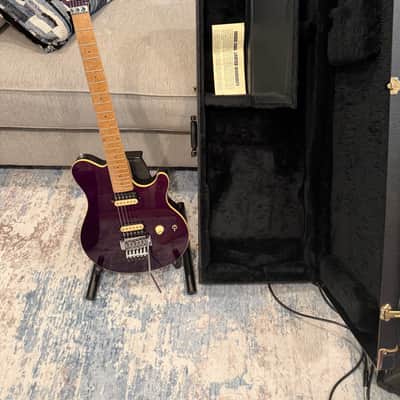 Ernie Ball Music Man Axis HH Floyd 1999 in translucent purple image 2