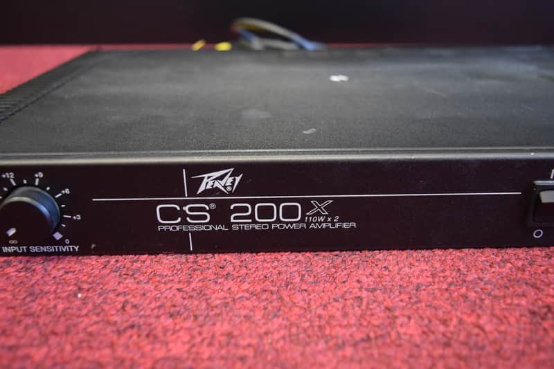 Peavey CS200x Power Amp For PA or Guitar 120 watts | Reverb