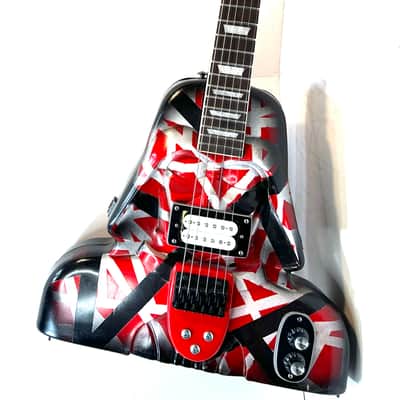 Vintage Darth Vader action figure case made into a electric guitar Darth Halen-caster 2022 Edit vanHalen style image 2
