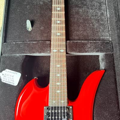 B.C. Rich NJ Retro Mockingbird Ferrari Red w/ Hard Case - KOREA image 7
