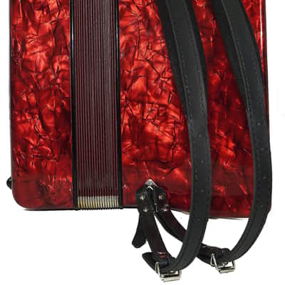 Barcarole Prominenz Piano Accordion made in Germany 120 Bass Buttons New Straps Case 2230, Rich and Bright sound, Concert Accordion for Adults image 10