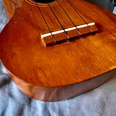 Rare circa 1916–1920 SammO Genuine Koa Soprano Ukulele image 13