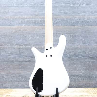 Spector NS Icon Bolt-On 5 White Aguilar Electronics Dual Soapbar Electric Bass image 3