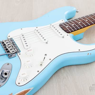 2025 Nash S-67 S-Style Electric Guitar Sonic Blue Medium Aged w/ Lollar, Case & Tags image 6