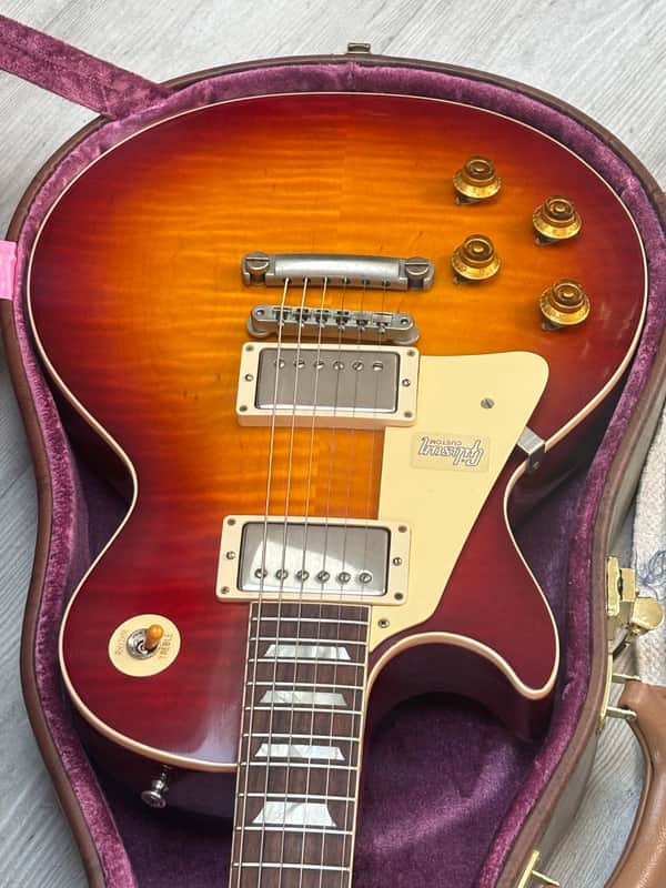 Gibson Custom Shop Historic R8 Les Paul Vintage Cherry Sunburst VOS Left Handed image 1