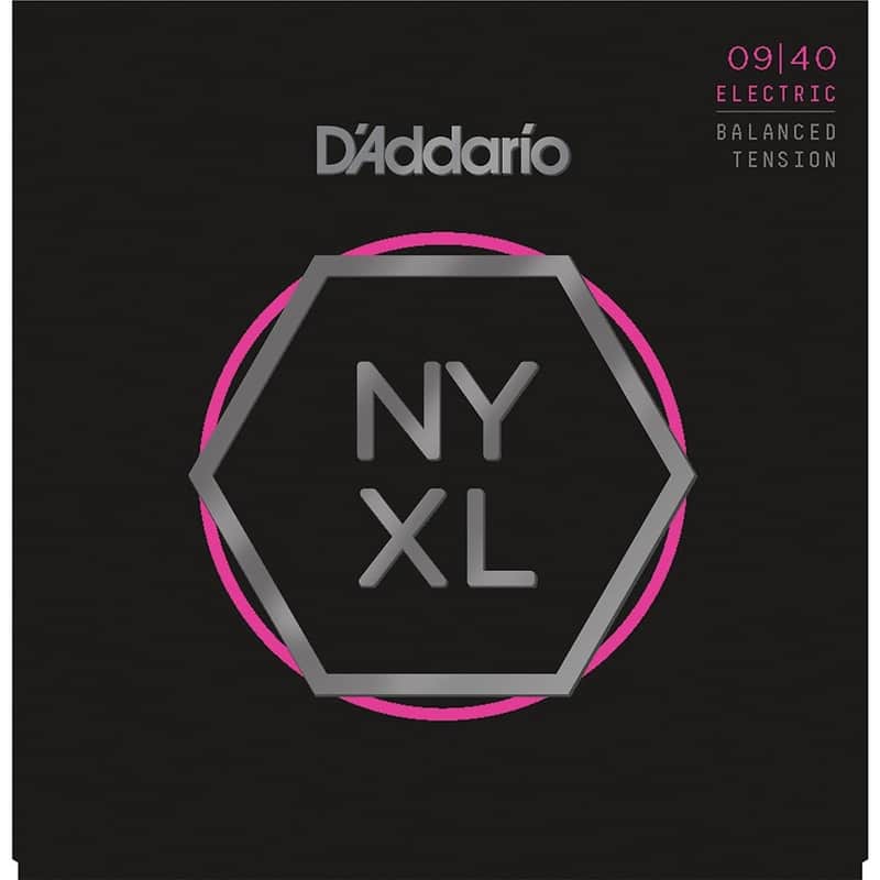D'Addario NYXL0940BT Nickel Wound Electric Guitar Strings Balanced Tension Super Light 09-40 image 1