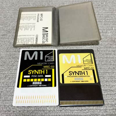 Korg M1 MPC-02 and MSC-02 SYNTH 1 Set