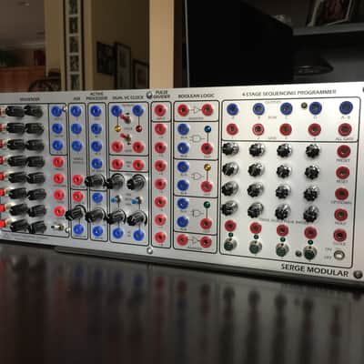 STS Serge Sequencer Shop Panel w/ PS2A Power Supply, 4.5" Chassis w/ Rack Ears and 10 Patch Cables image 16