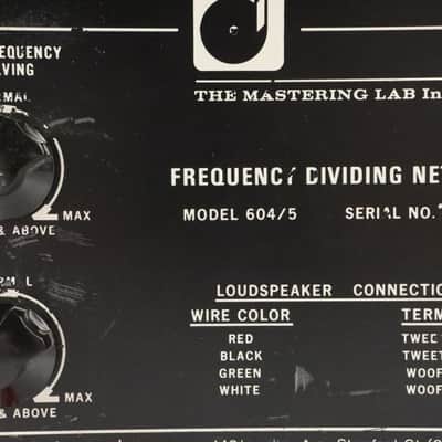 The Mastering Lab 604/5 Frequency Dividing Network Crossover #35228 image 10