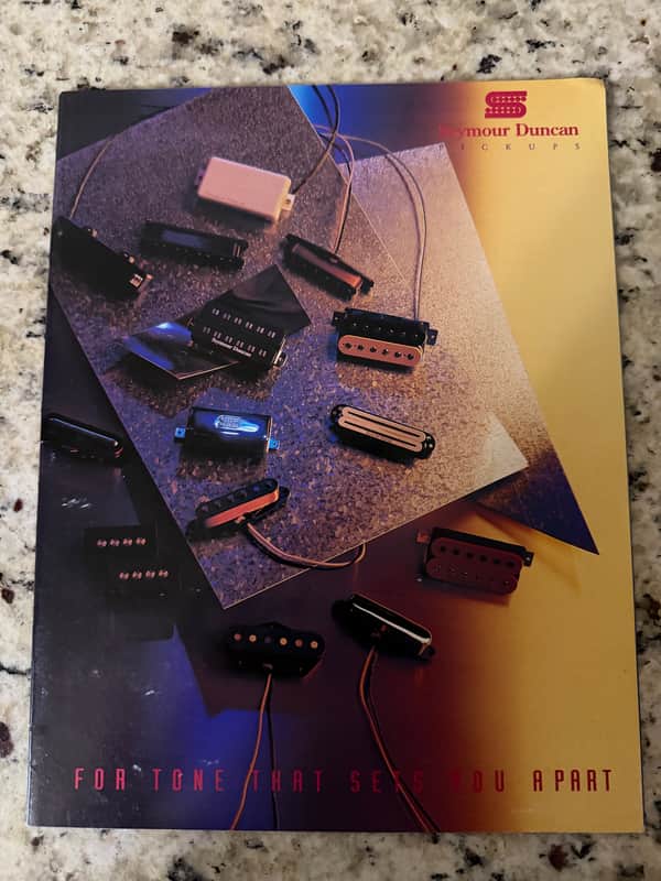 Seymour Duncan Pickup Catalog 1988 59 Alnico II Pearly Gates Staggered Flat Pro JB Trembucker quarter pound screamin demon invader Vintage 54 Broadcaster image 1