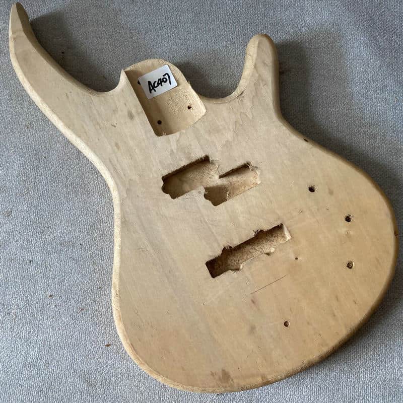 DIY Basswood Electric Bass Guitar Body image 1