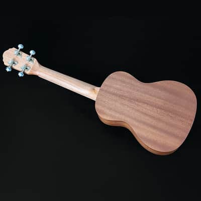 Oscar Schmidt OU2TAT All Mahogany Laser Etched Traditional Hawaiian Design 4-String Concert Ukulele image 4