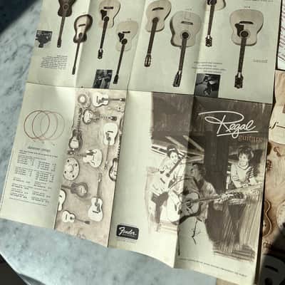 Early 1960’s Regal Fender Sales Inc Dealer Letter and Brochures Catalogs Case Candy Vintage Pre CBS Rare 1960’s image 7