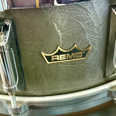 Remo Gold Crown snaredrum mid-2000 - Metalized bronze image 2