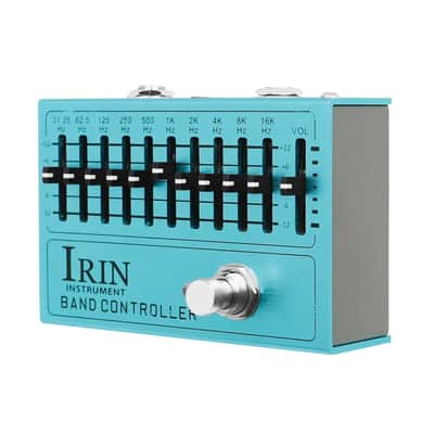 IRIN AN-40 Controller Equalizer 10 Band Pedal Effect EQ Pedal 31.25Hz to 16kHz,price included tax from CN to USA image 2