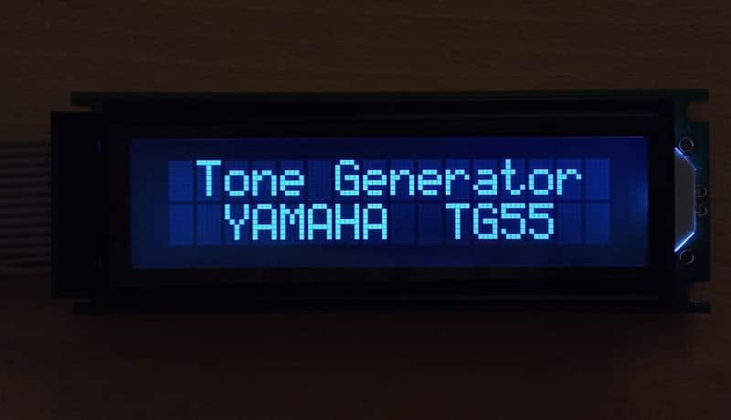 Yamaha TG55 - New black_white display image 1