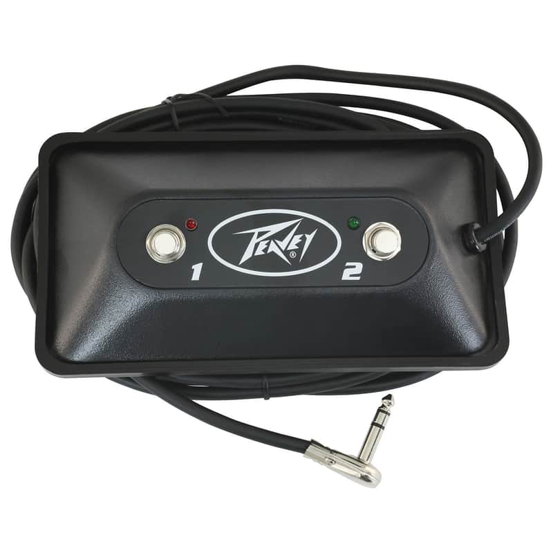 Peavey 03022920 Multi-Purpose 2-Button Footswitch with LEDs image 1