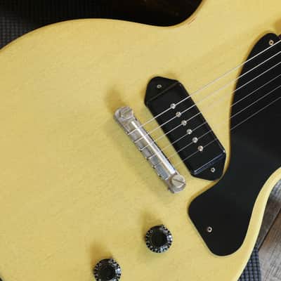 2020 Gibson Custom Shop Murphy Lab '57 Les Paul Junior Reissue Electric Guitar Ultra Light Aged TV Yellow + COA OHSC image 5