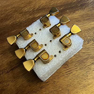 Vintage Gibson-branded Schaller M6 180 gold tuners - '78 original 3x3 set - Norlin Era Les Paul Custom image 12
